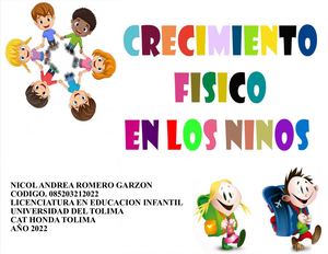 El crecimiento físico en los niños