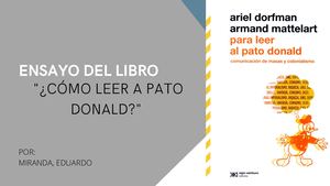 Para Leer Al Pato Donald