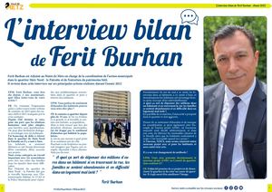 L'interview bilan de Ferit Burhan - Année 2022