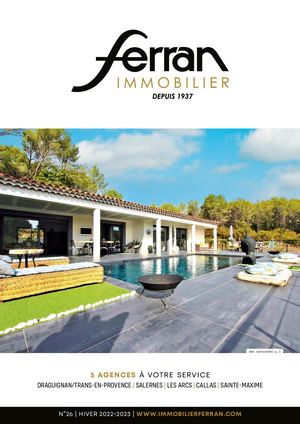 Ferran Immobilier n°26 | Hiver 2022-2023