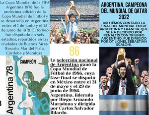 Folleto Tríptico De La Selección Argentina