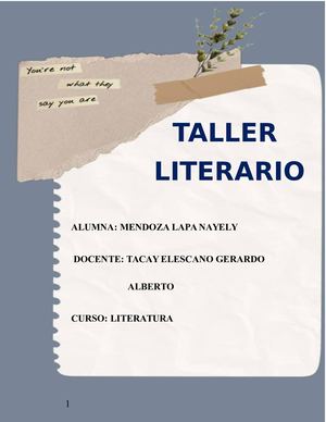 Taller Literario