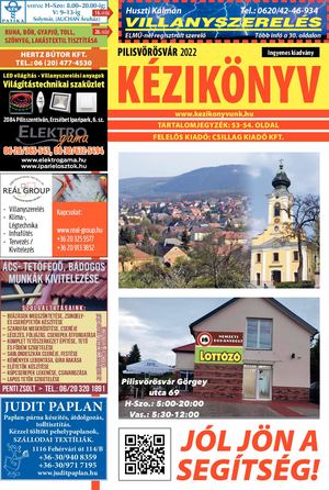 Pilisvörösvár Kézikönyve 2023