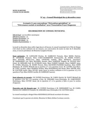 DB25 151222 - Foyer Duquesne - Avenant 1