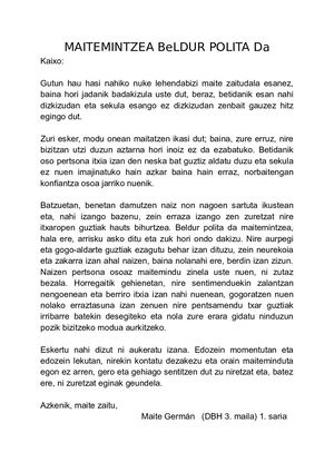 Maitasun Gutun Irabazleak