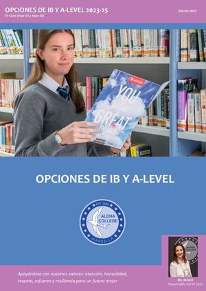 Calaméo - Panfleto de A Level y IB en español