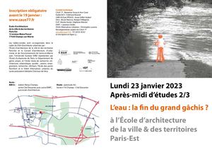 L'eau: la fin du grand gâchis ?  Aménagements et Aléas