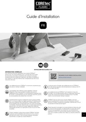 COREtec Floors Guide Installation 2022