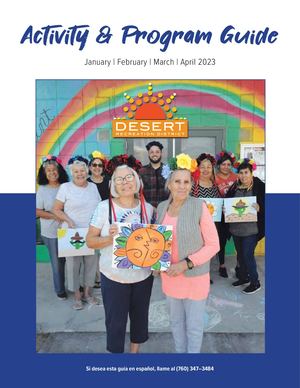 DRD January - April 2023 Activity & Program Guide ENGLISH