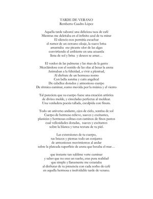 TARDE DE VERANO