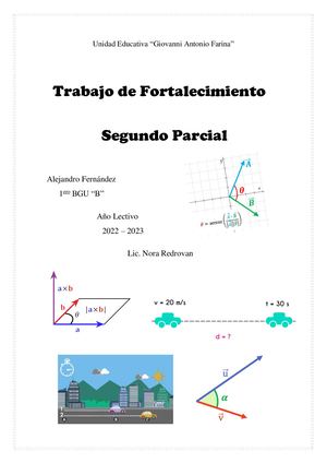 Trabajo De Fortalecimiento Segundo Parcial