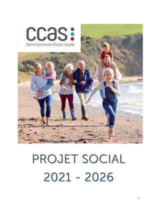 Projet Social du CCAS Granville 2021 2026
