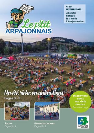 Le p'tit Arpajonnais - N°10 - Automne 2022