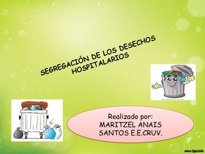Segregación De Los Desechos Hospitalarios