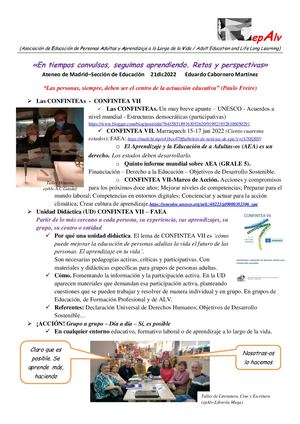 En tiempos convulsos