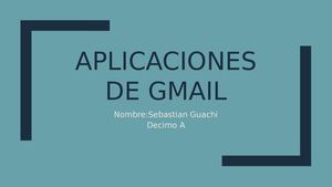 Aplicaciones De Gmail Sebastian