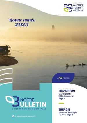 N° 39 - Notre bulletin - Janvier 2023