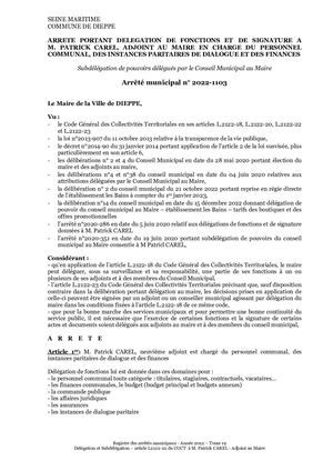 A 1103 Subdélégations Du Cm P Carel