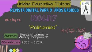 Reality - Polinomios
