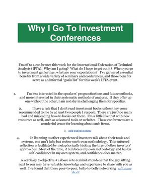 Calaméo - Why I Go To Investment Conferences