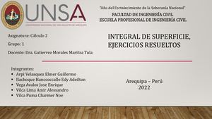 Integral De Superficie Grupo 1