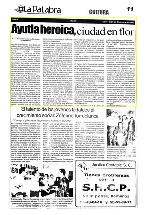 2009 Ayutla heroica – Semanario La Palabra