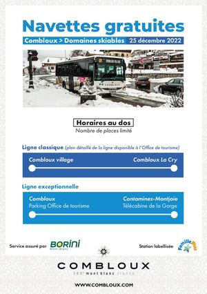 Flyer Navettes Grand Public 25 Décembre 2022