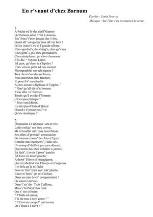 En R'nant D'chez Barnum