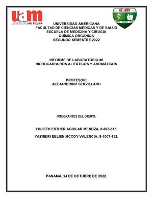 Informe De Laboratorio #6