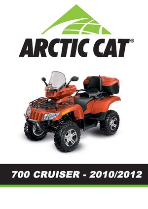 Arctic Cat 700 Cruiser 2010-2011