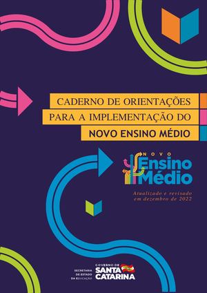 Caderno de Orientações Novo Ensino Médio