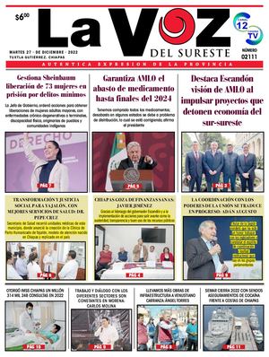 La Voz del Sureste 27 12 2022