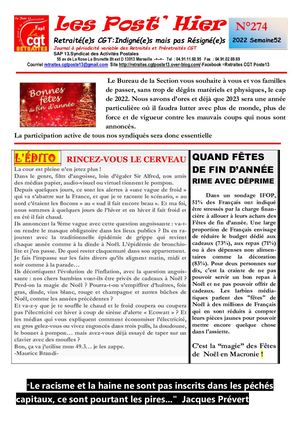 Les Post Hier N 274