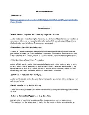 Various Letters Set2