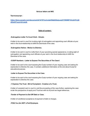 Various Letters Set3