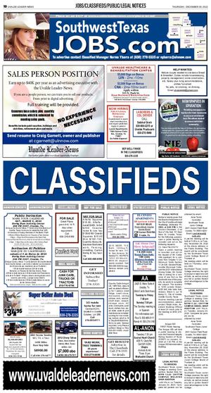 Classifieds 122922