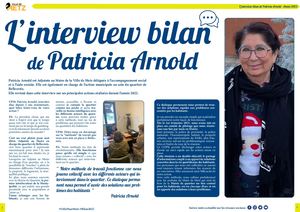 L'interview bilan de Patricia Arnold - Année 2022