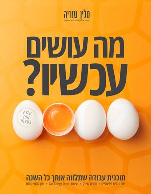 כמה דפים מה עושים עכשיו ולוח שנה מעוצב "מסע של 365 ימים"