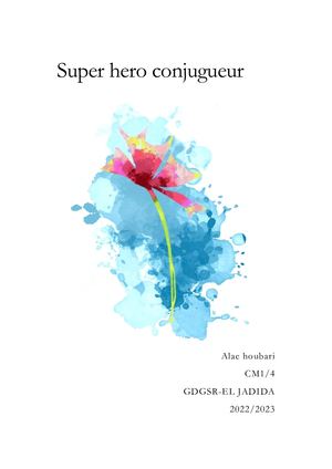 Super Hero Conjugeur Alae Houbari