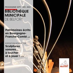 Programme Bibliothèque Belfort Septembre - Décembre 2022