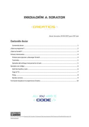 Iniciación A Scratch