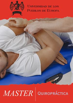 Máster en Quiropráctica, Mst.