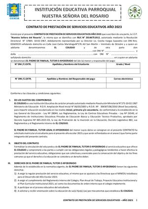 Contrato De Prestación De Servicios Educativos Año 2023 (1)