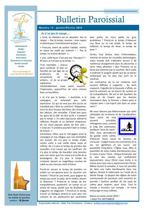 Bulletin Janvier/Fevrier 2023