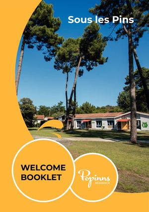 Sous Les Pins - Livret D'accueil - ENG