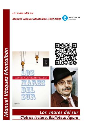 "Los mares Del Sur", de Manuel Vázquez Montalbán : dossier