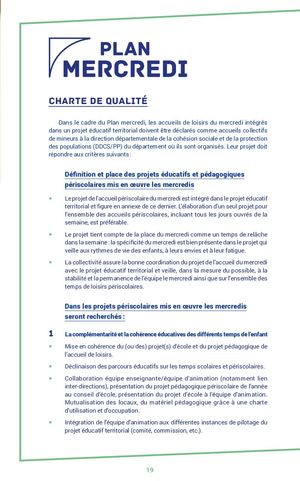 Charte Qualite Plan Mercredi