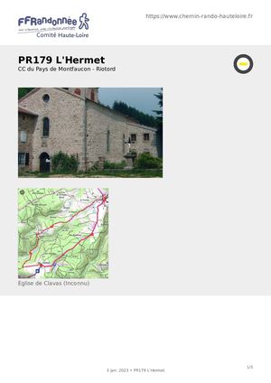 Pr179 Lhermet - Riotord-Haute-Loire