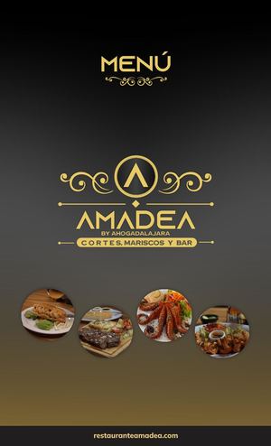 Menú Restaurante Amadea Ahogadalajara