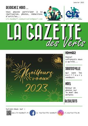 La Gazette Des Verts Janvier 23